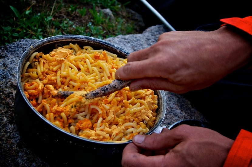 while backpacking through the wind river range, we enjoyed some...