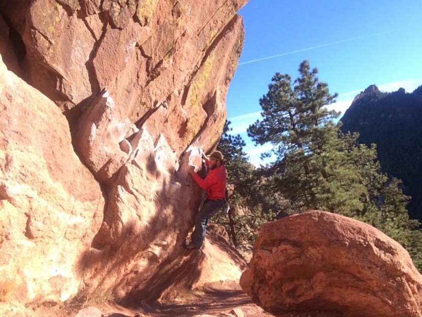 montbell ul thermawrap jacket - this jacket kept us warm and moved pretty well. mobility testing on...