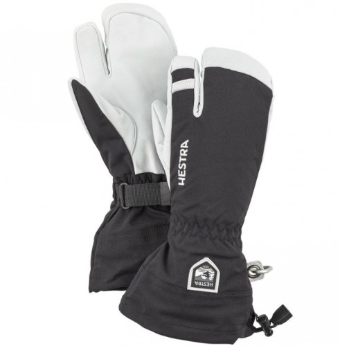 hestra army leather heli ski 3-finger mitt ski gloves review