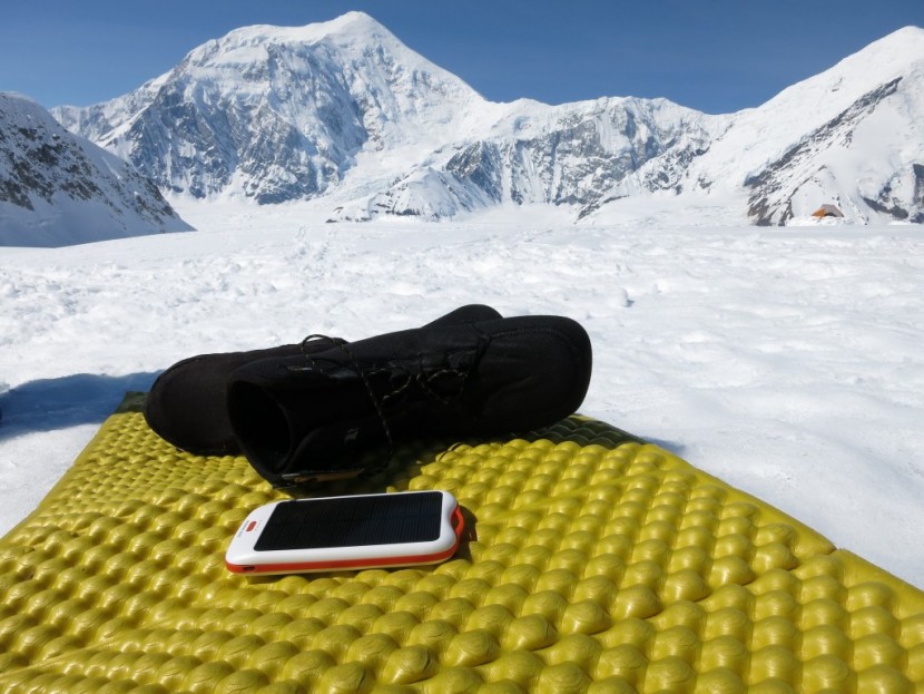 poweradd apollo 2 - the apollo 2 soaking up daylight and storing charge in its internal...