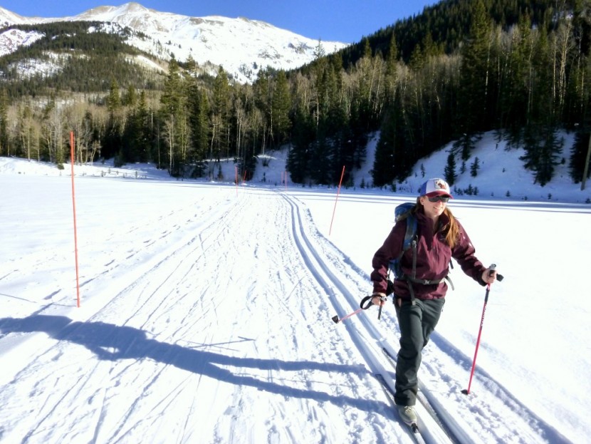 arc&#039;teryx theta ar for women - cross country skiing on a warm day isn&#039;t the best function for this...