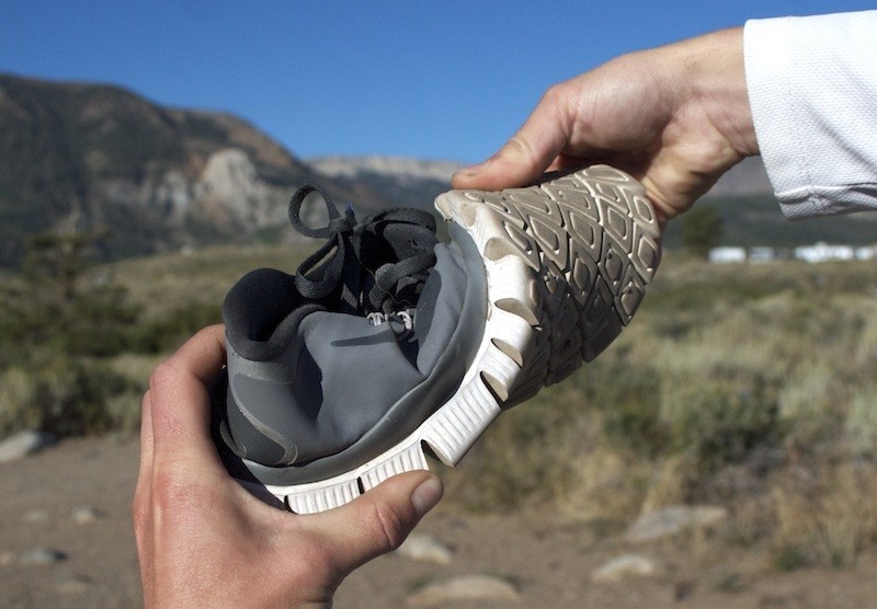 nike free 5.0 - wonderful flexibility through the whole outsole on the nike free.