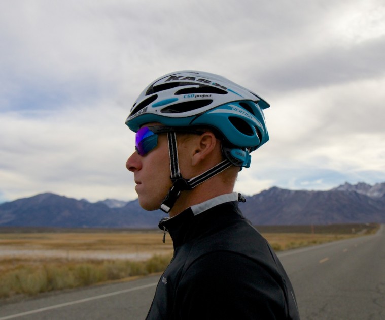 kask vertigo - profile view of the kask vertigo showing the robust retention system...