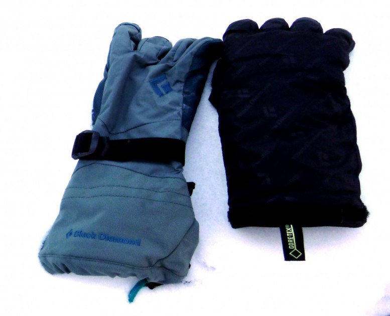 black diamond mercury glove for women - the removable liner is stacked with insulation on the back of the...