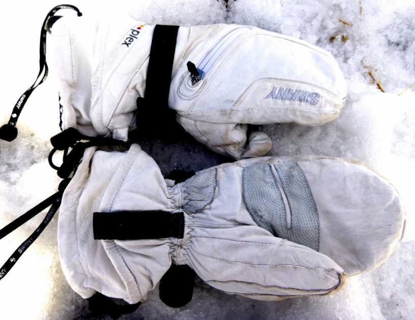 swany x-cell ii mitt for women - the nubuck leather is soft and supple, and not as durable as...