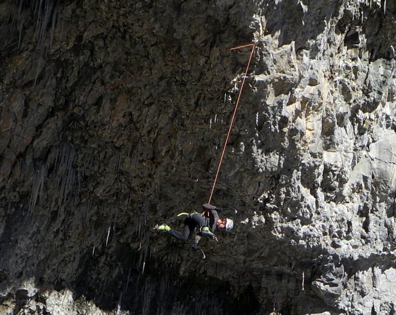 sterling fusion ion r - drew smith at the bottom of a long, stretchy, fall with the sterling...