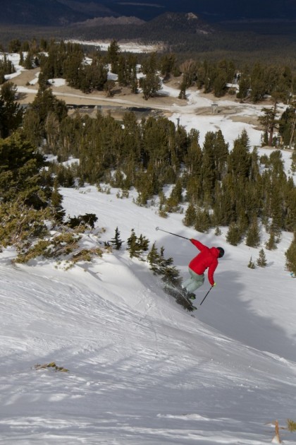 dynastar powertrack 89 - although not the most playful ski, the powertrack wasn&#039;t too shy...