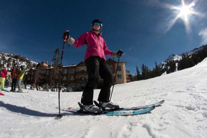 salomon q-96 lumen - the lumen's rockered tips helped this ski float effortlessly through...