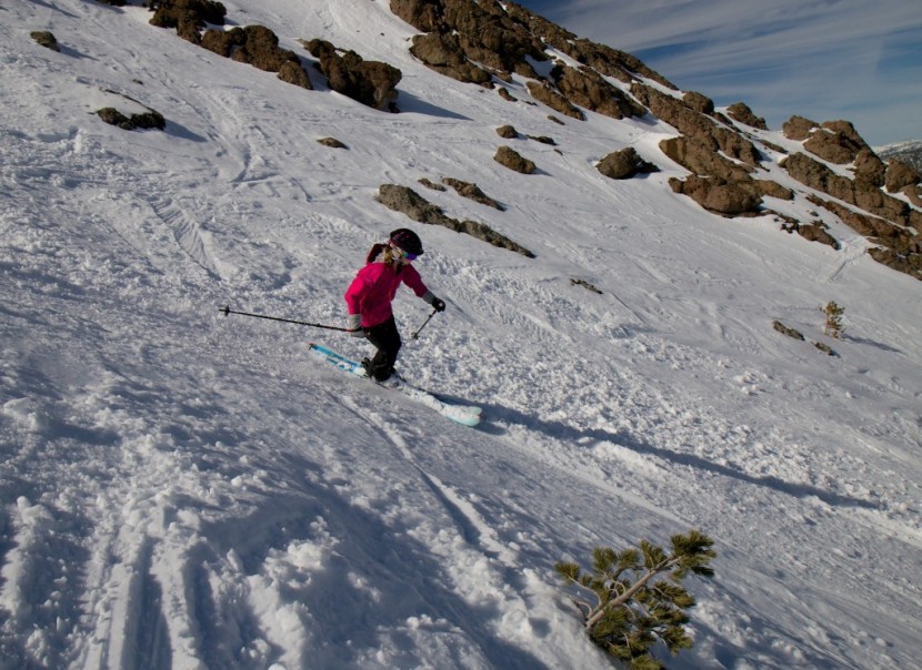 salomon q-96 lumen - the lumen ploughs through the crud relatively well, although...