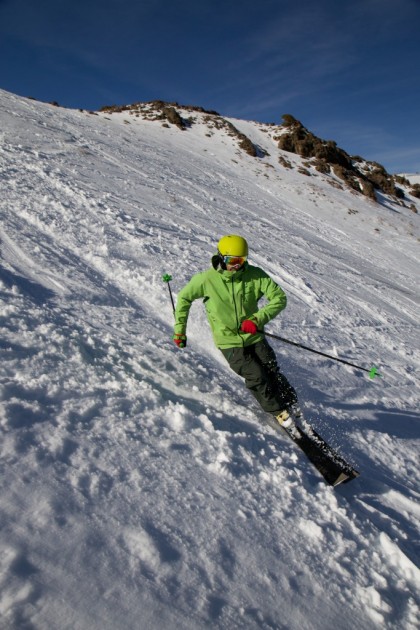 rossignol experience 100 ti - the tails on the rossignol experience 100 liked to hook up and hold...