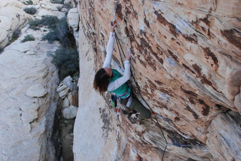 mammut zephira - high-stepping was easy in this harness thanks to the extra elastic...