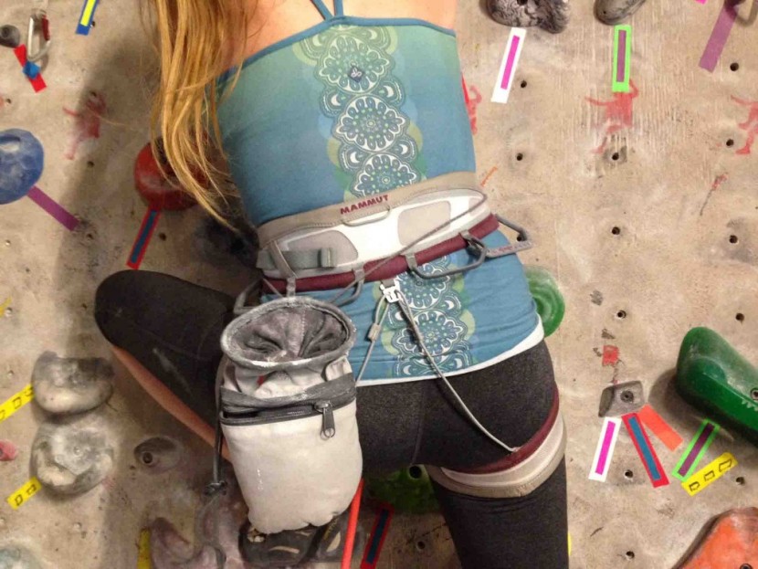 mammut zephira - the wide, open mesh waist belt offers plenty of airflow but little...
