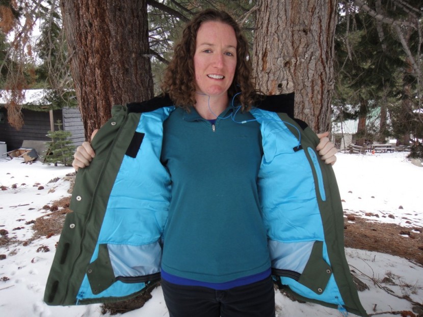 obermeyer brigitte - we like the brightly colored, silky liner material in the brigitte...