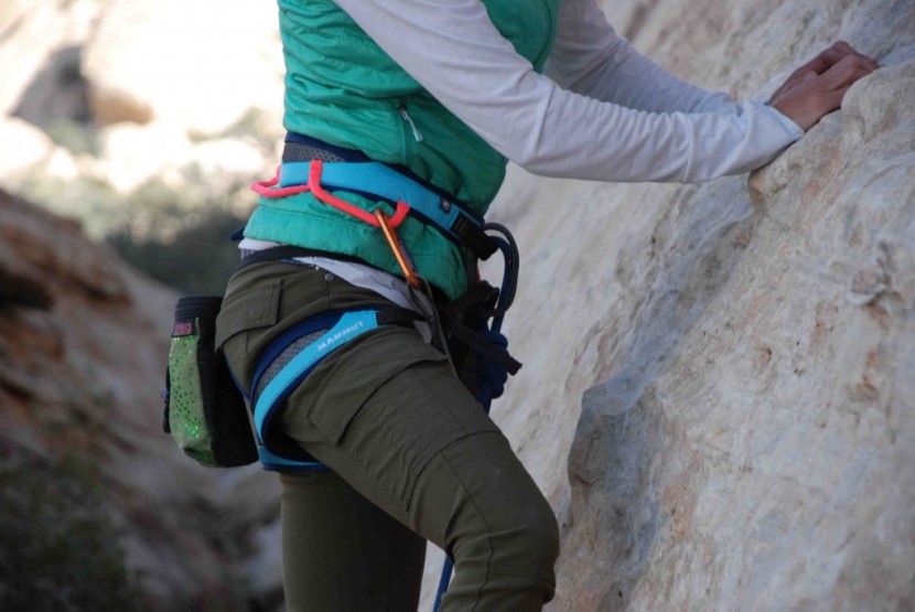 mammut ophira - the updated ophira. the pink gear loops definitely make a statement.