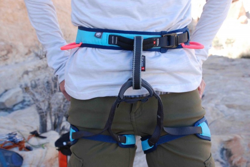mammut ophira - the leg loops have a long elastic connector for greater ease of...