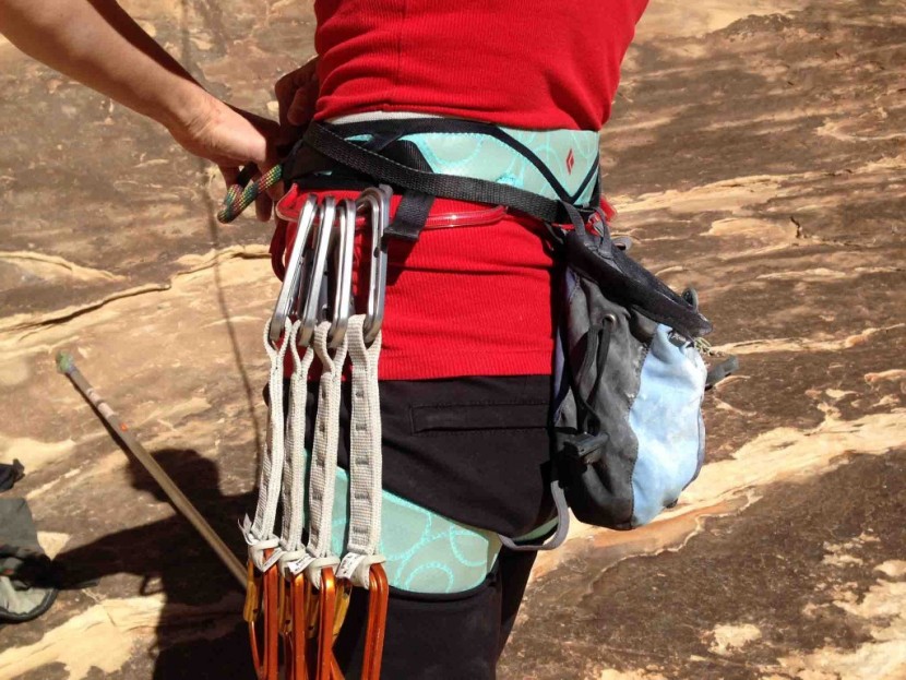 black diamond siren - this lightweight harness is comfortable to stand around in and climb...