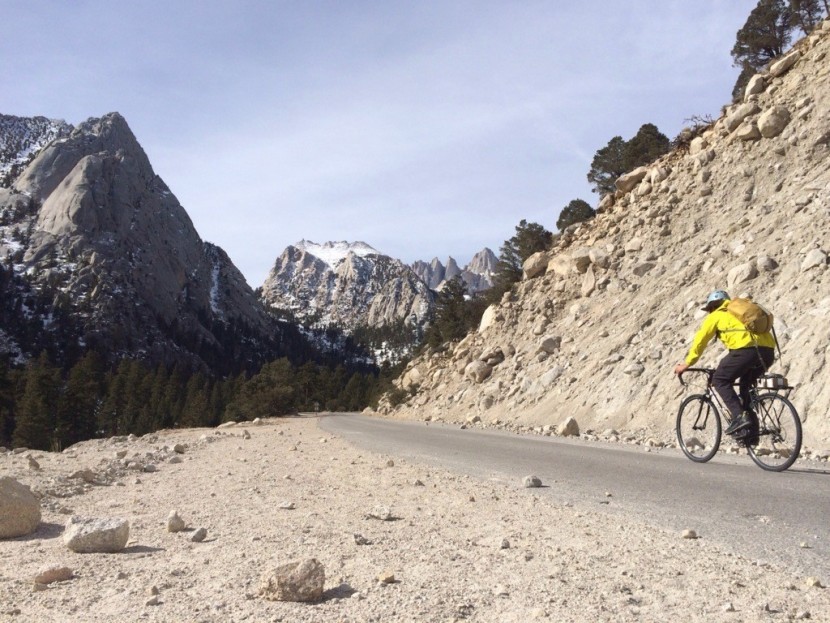 salewa mountain trainer gtx - winter 2015 was awfully dry in california. drive up to whitney...