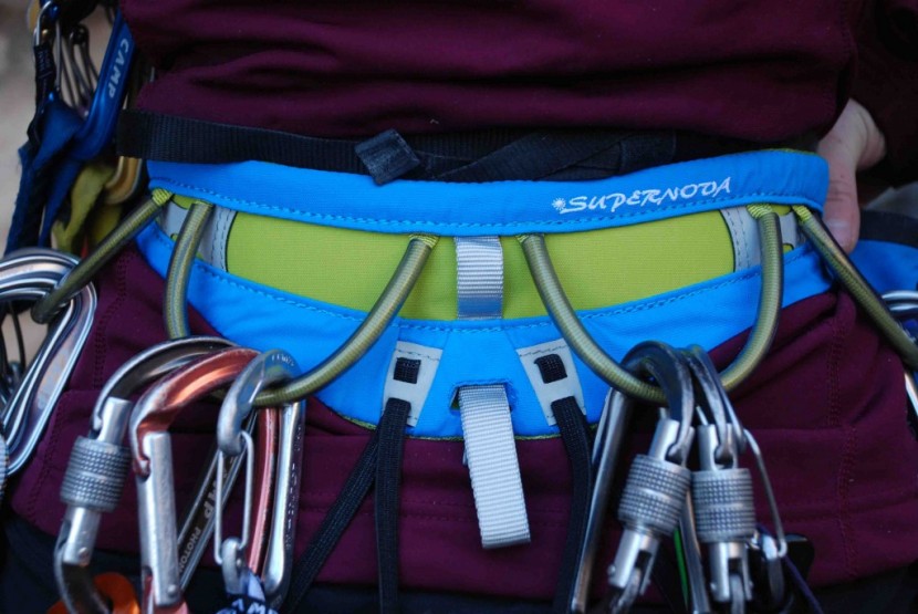 camp supernova - there's no buckle on the waist for the leg loops, which you'll...