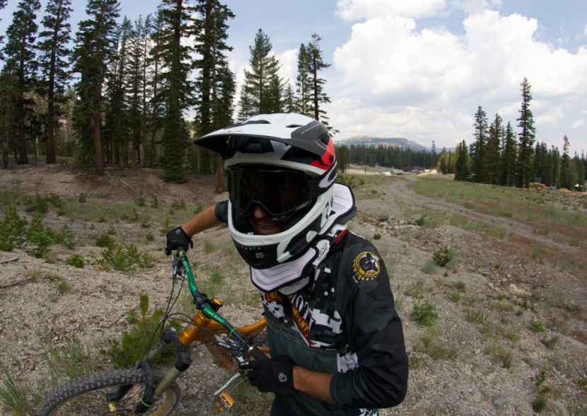 giro cipher - the cipher works well with neck braces like the leatt dbx.