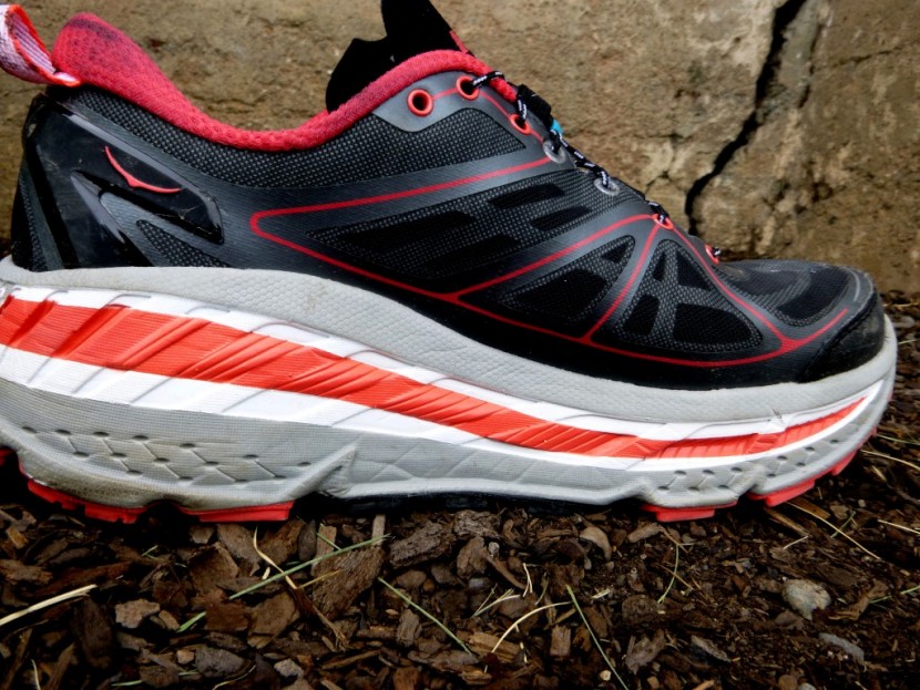 hoka stinson atr for women - hoka stinson showcasing its uber-sized midsole that provides...