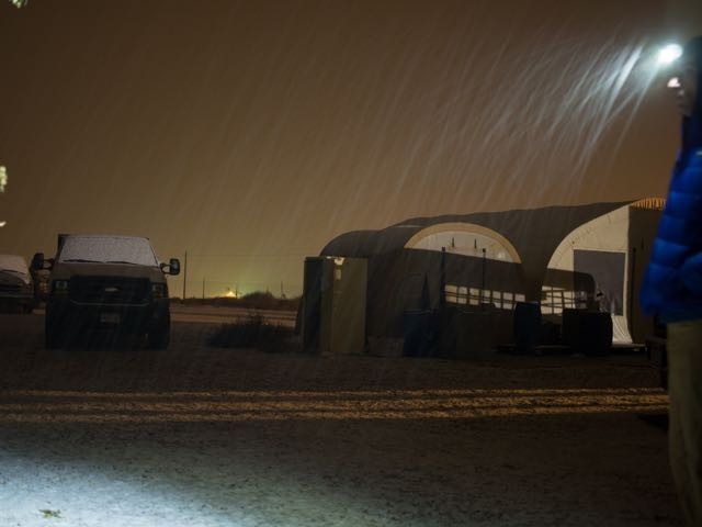 petzl reactik+ - the petzl r+ in action in an early season, utah snowstorm. in...