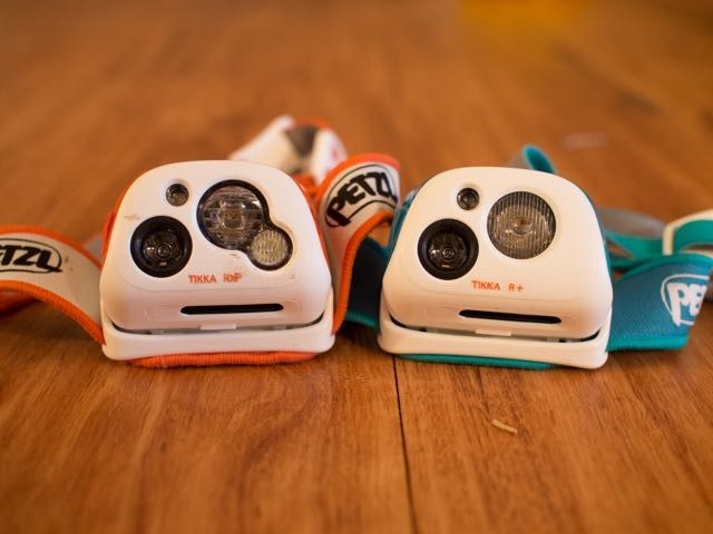 petzl reactik+ - both of petzl&#039;s reactive tikka lights. the rxp, on the left, is...