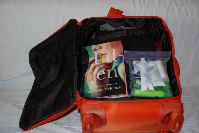 lipault paris plume 22 - we could easily fit enough clothes and shoes for a long weekend in...