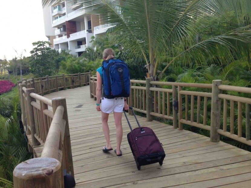 rei wheely beast 22 - compared to the osprey ozone (on model&#039;s back) the wheely beast is a...