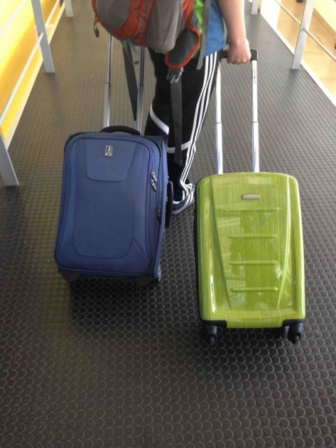 samsonite winfield 2 20 - the winfield 2 (right) has a sleeker look than the plain travelpro...