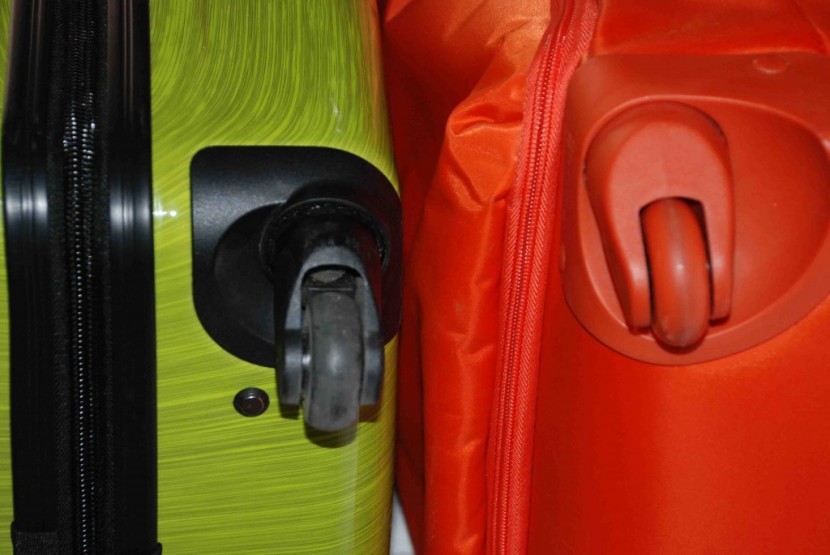 samsonite winfield 2 20 - comparing wheels on the winfield 2 (left) and lipault paris plume...