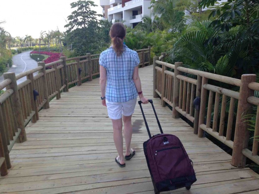 rei wheely beast 22 - this casual bag was perfect for a family beach vacation.