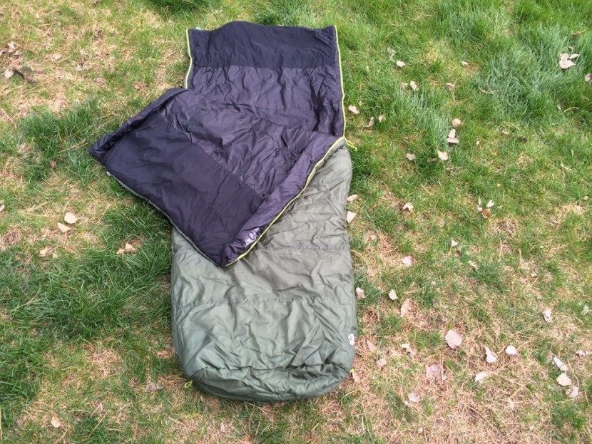 marmot mavericks 30 - this semi-rectangular bag has a unique feature for our test group...
