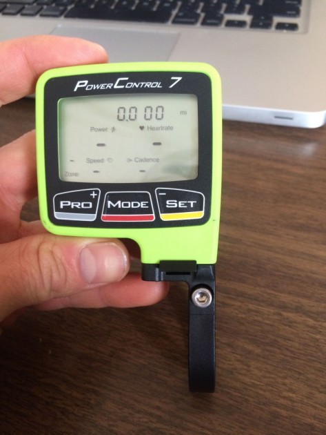 srm powercontrol 7 - the srm powercontrol 7 with the included out-front mount in a very...