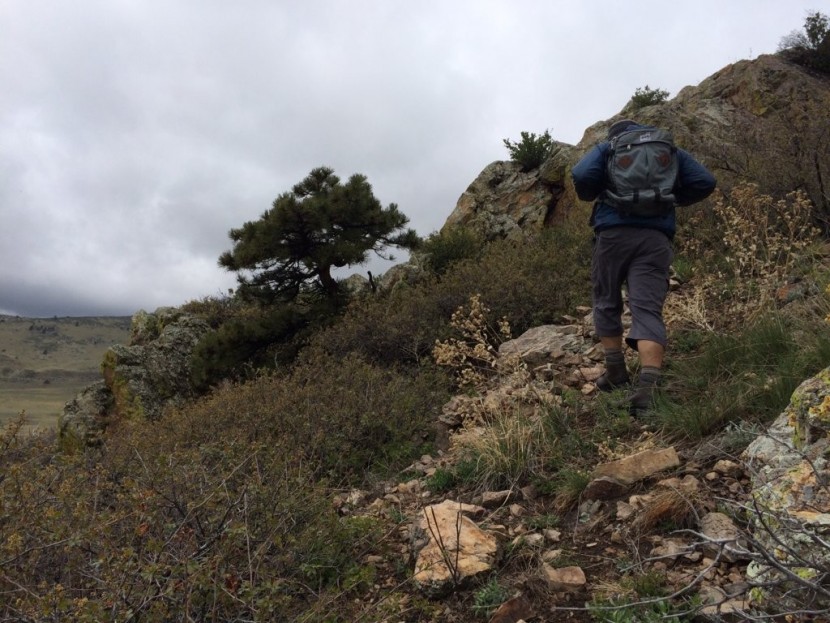 scarpa kinesis pro - this product provides excellent traction in this kind of rough...