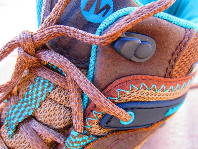 merrell salida mid wp for women - eyelet spacing dictates how well the boots may be tightened and...