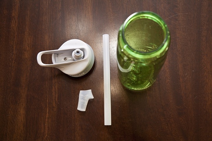 camelbak eddy - the eddy, disassembled. we reviewed both the 25 oz version (shown...