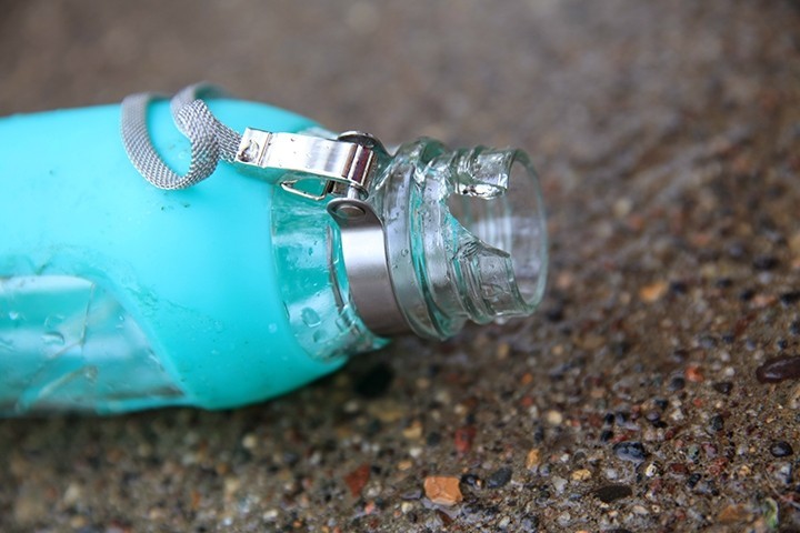 contigo purity - this bottle released its final fill when it shattered in our drop...