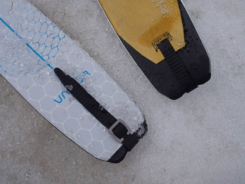 la sportiva ls tour skin - the tail attachment of the la sportiva higlide skins. hidden beneath...