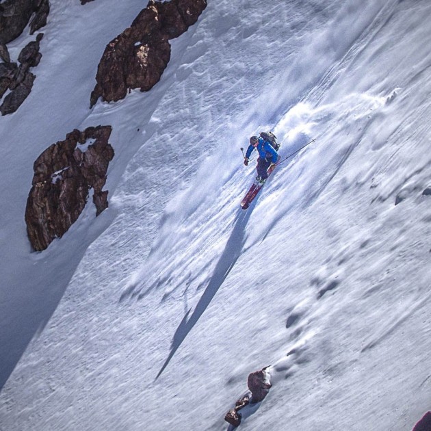 backcountry skis - jim barnes in the eastern sierra backcountry.