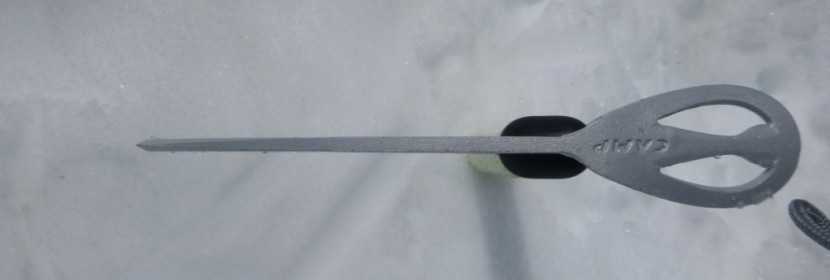 camp corsa - the view from the top of the corsa, with the head and small adze...