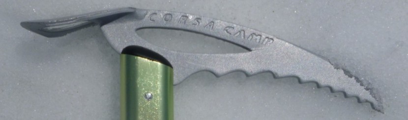 camp corsa - the head, pick, and adze of the camp corsa are all constructed with...