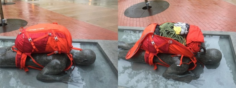 eagle creek deviate 60 - the front of the deviate opens all the way so that you can access...