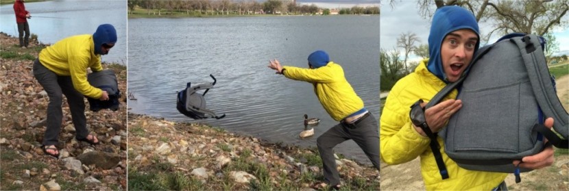 tumi alpha bravo cannon - made with super strong nylon, this pack showed no wear even after...