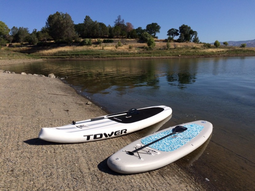 tower xplorer - the xplorer (8&quot; thick) and the wakooda (6&quot; thick), note the...