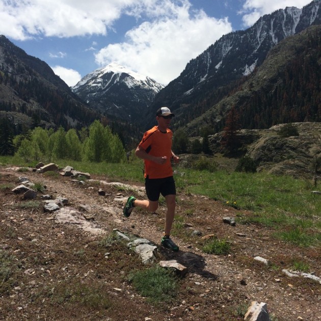 the north face kilowatt short sleeve - hard at work on the trails outside of ouray in the san juan...