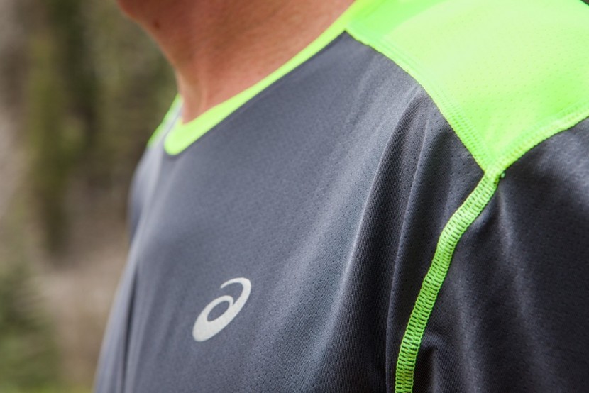asics pr lyte short sleeve - simple with no flairs. the asics logo on the front here is...