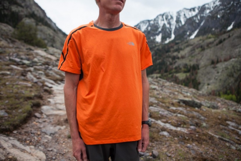 the north face kilowatt short sleeve - the fit is large and loose on this shirt and the material is...