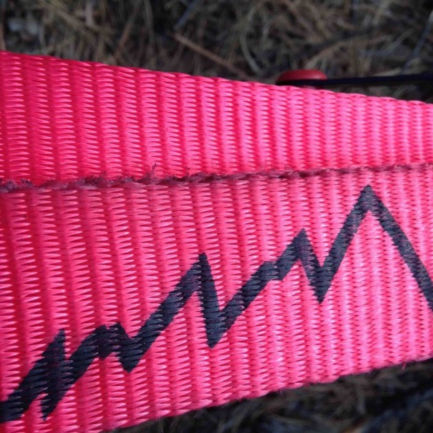 slackline industries base line - even after a few sessions we had only a small amount of wear on the...