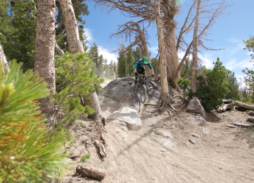fox d.o.s.s - the fox d.o.s.s in action; luke saw this trail feature coming up and...