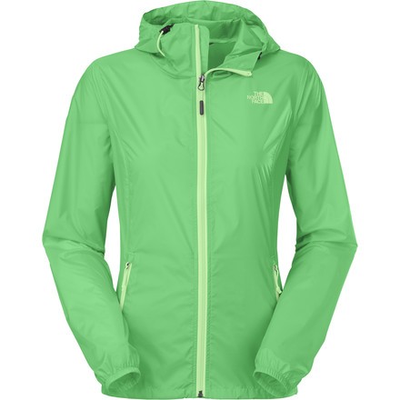 North face hot sale green windbreaker